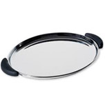 Oval tray with handle