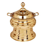 Brass Chafing Dish Round