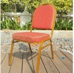 Metal Banquet Cushion Chair