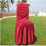 Metal Banquet Cushion Chair